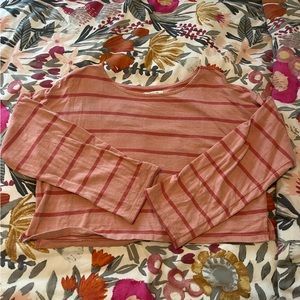 Madewell cropped long sleeve